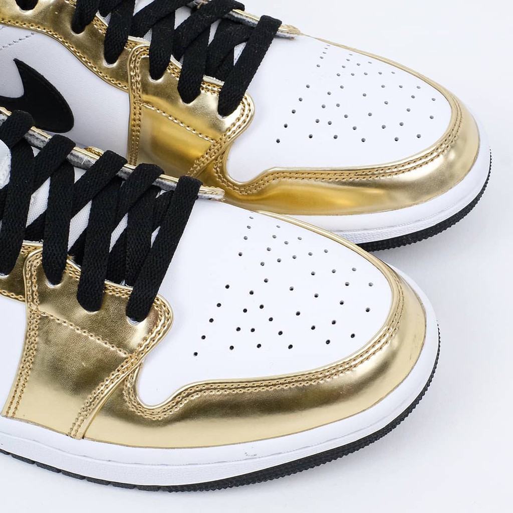 Air Jordan 1 Mid SE Metallic Gold