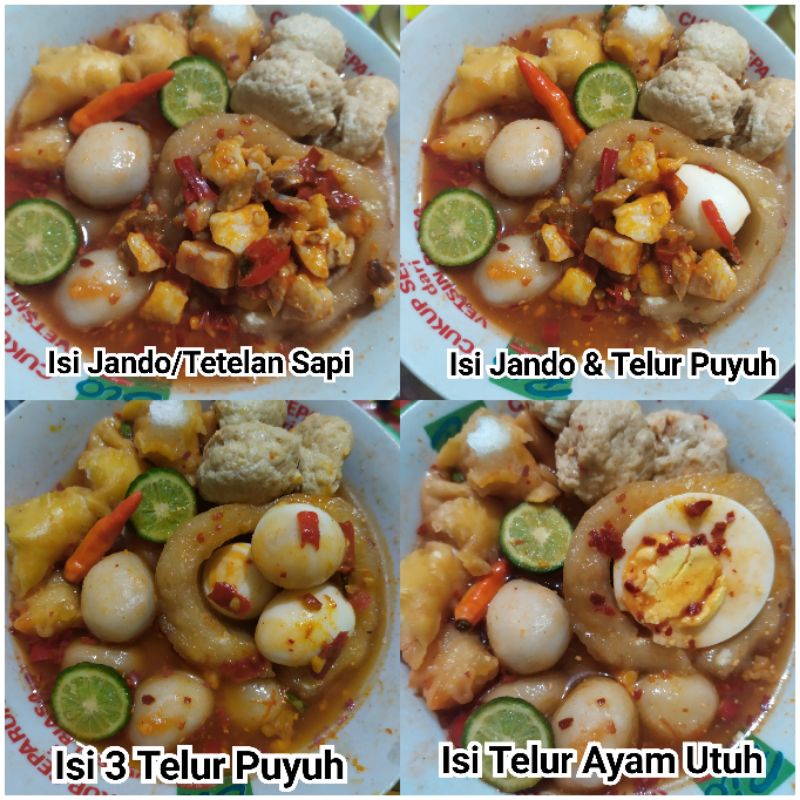 

Cilok Granat / Cilok Kuah /Cilok Isi Jando/cilok/baso aci/cemilan/Jajanan/makanan instan