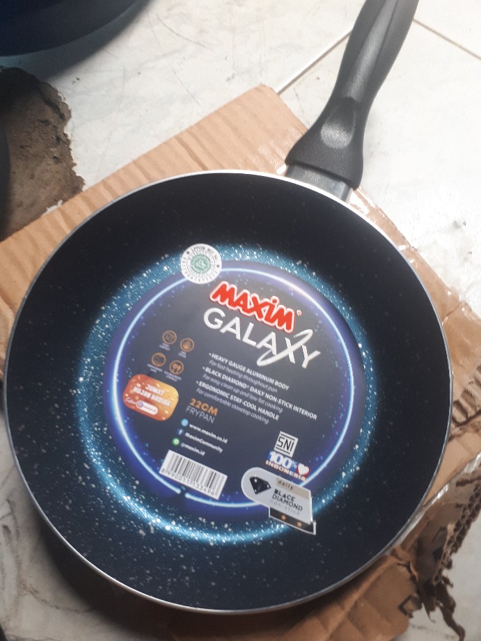 Maxim Galaxy Fry Pan Teflon ( Size 12cm - 26cm )