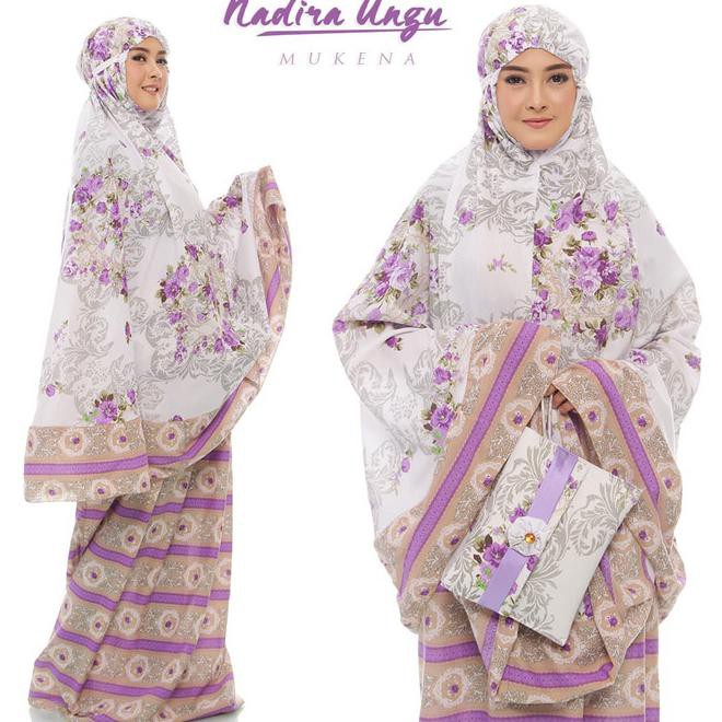 MUKENA BALI DEWASA NADIRA TAS PESTA UNGU