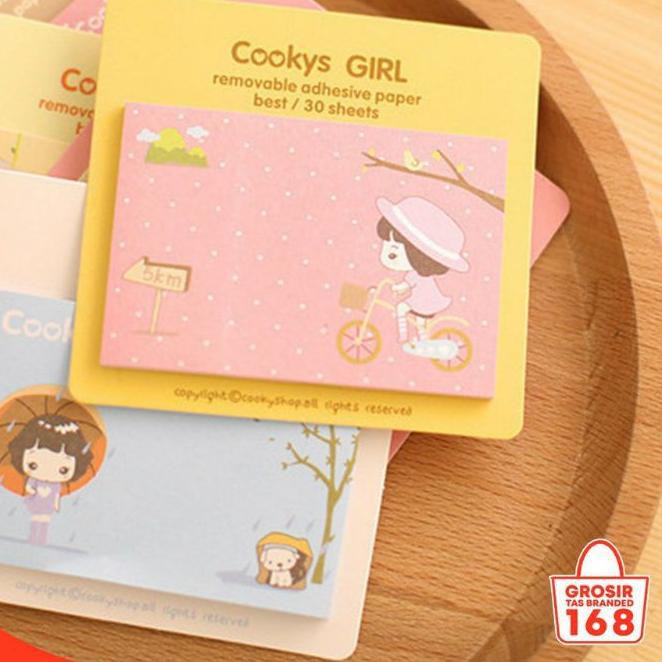 

(kode-770) STICKEY NOTE MEMO KERTAS TEMPEL KARAKTER ^