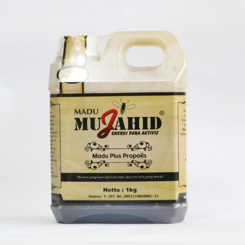 

madu mujahid plus propolis ukuran 1kg