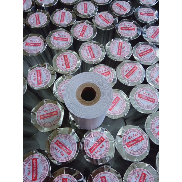 

KERTAS KASIR THERMAL PAPER ROLL MURAH UK 80x48mm paket 10roll/10pcs