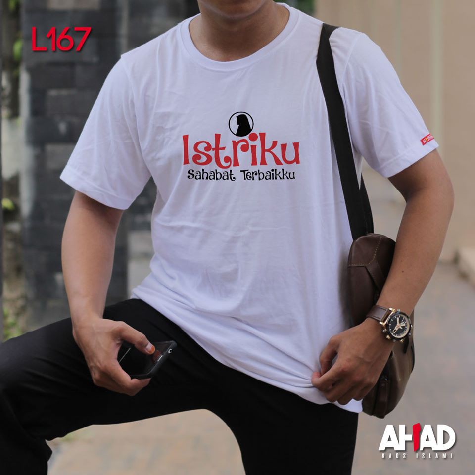 Kaos Islami Ahad - Istriku Sahabat Terbaikku