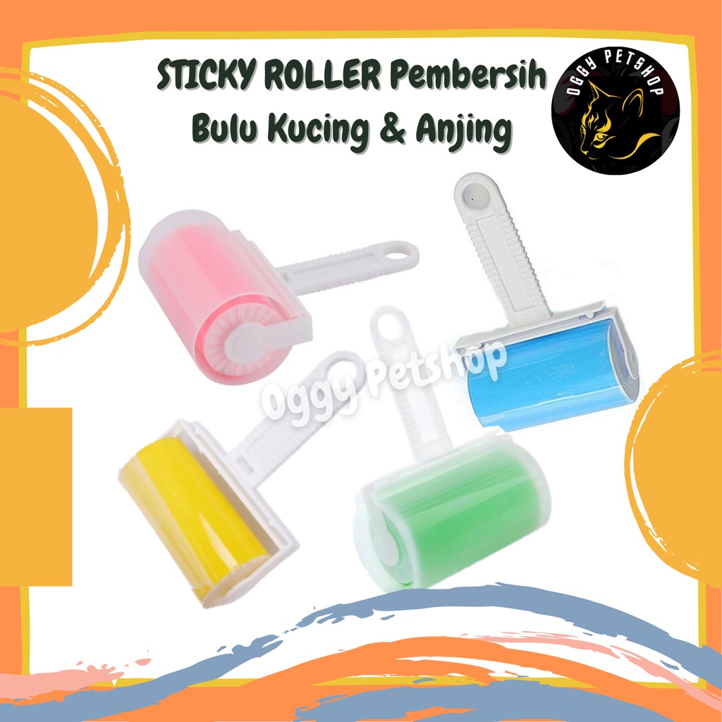 STICKY ROLLER Pembersih Bulu Kucing &amp; Anjing