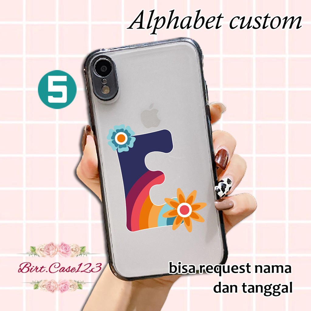 Softcase choice ALPHABET CUSTOM Vivo Y91 Y95 Y93 Y91C Y1S V9 V15 V17 S1 PRO BC3210