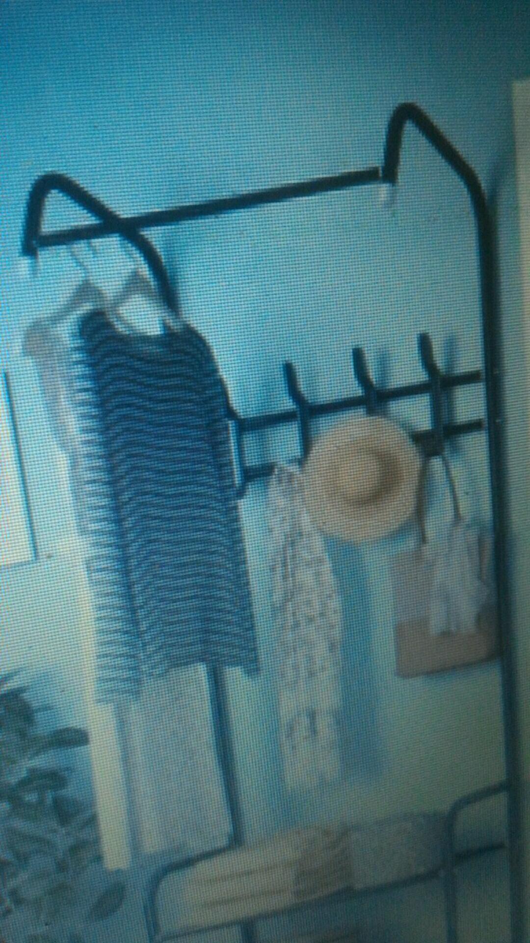 Rak Gantungan Baju Multifungsi Serbaguna Besi Stand Hanger Minimalis Hitam