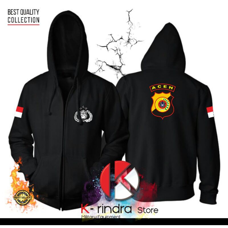 jaket polisi // jaket polri // hoodie polri