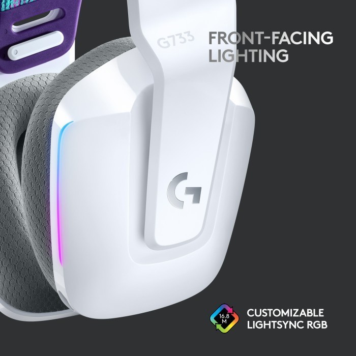 Logitech G733 LIGHTSPEED Wireless 7.1 Surround Gaming Headset - Lilac