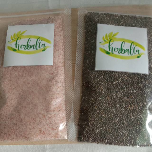 

Paket hemat Chia seeds + himalaya salt