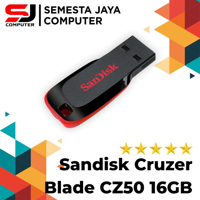 FLASHDISK SANDISK 16GB CRUZER BLADE ORIGINAL