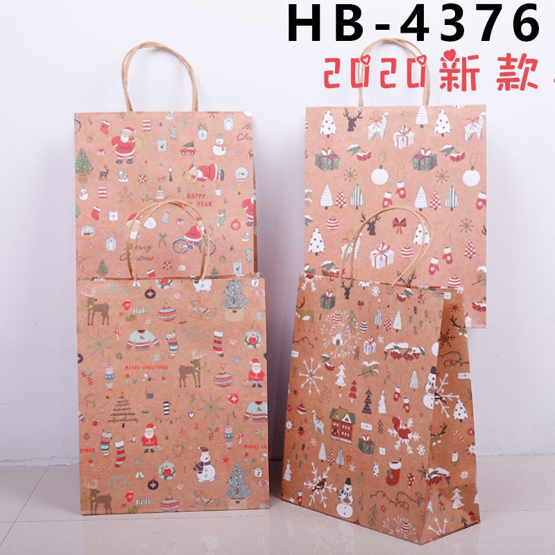 BXKT paperbag box kotak natal christmas bingkisan hadiah goodie bag me - MERAH PUTIH, S