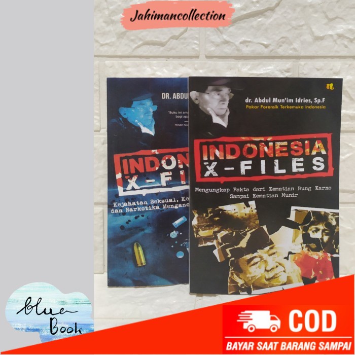 

✨ BISA COD ✨ Paket 2 Buku INDONESIA X FILES Buku 1 dan Buku 2 Dr.Abdul Munim Idries