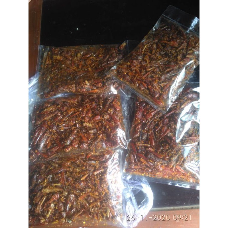 

belalang goreng / walang goreng kemasan box