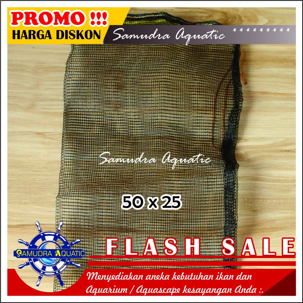 Waring Kantong Media Filter, Pembungkus Media Filter Aquarium Aquascape Kolam