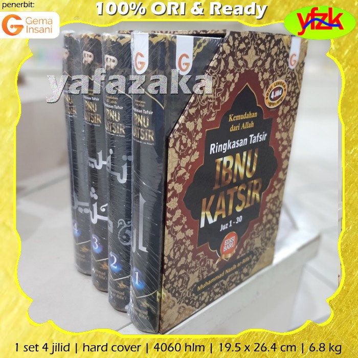 Buku Ringkasan Tafsir Ibnu Katsir Original 1 Set Lengkap - Mukhtasar Ikhtisar Kitab Tafsir AlQuran 3