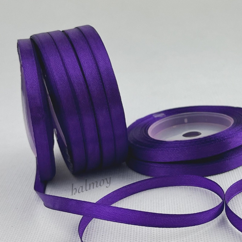 

PITA SATIN KAIN 1/4 INCI 6 MM WARNA PURPLE #035