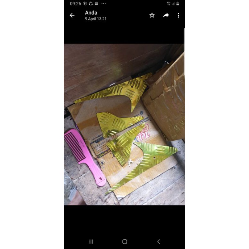 pemanis rangka vixion gold