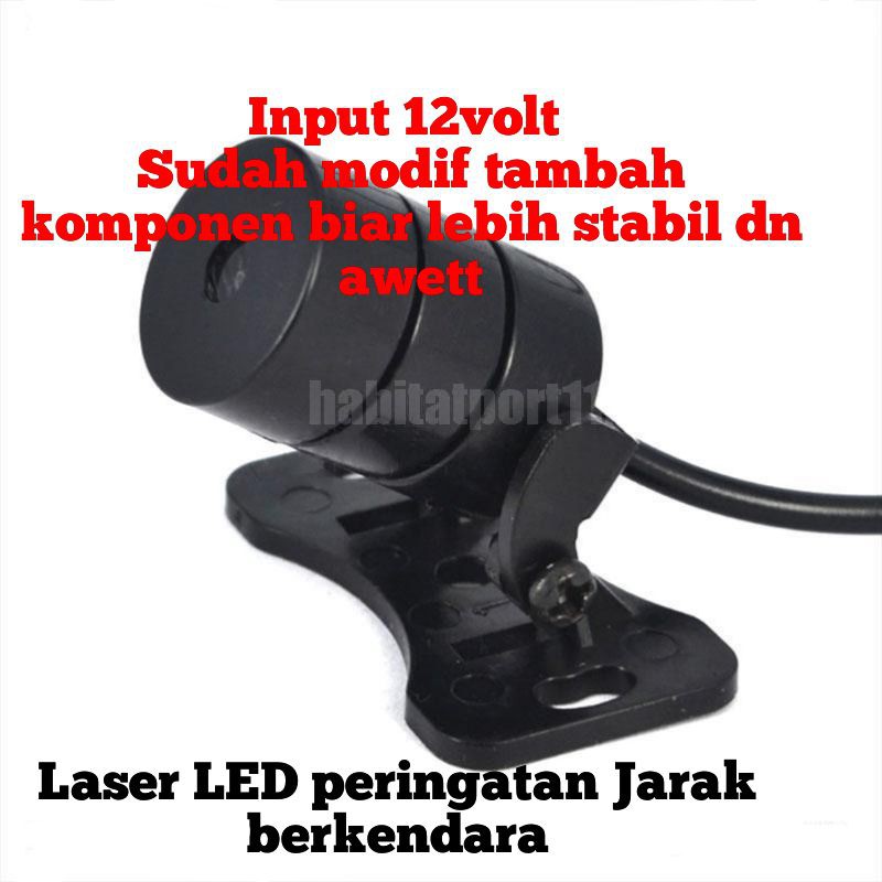 laser LED peringatan Jarak motor dn mobil