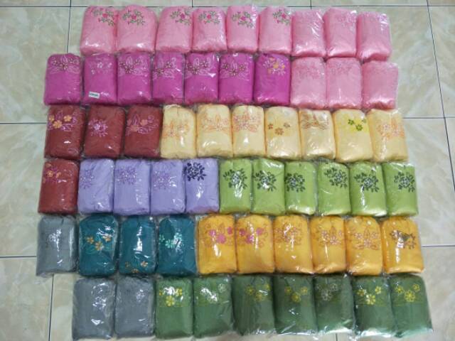 Grosir Mukena Parasut Terusan Bordir / Mukena Parasit Terusan Bordir / mukena traveling