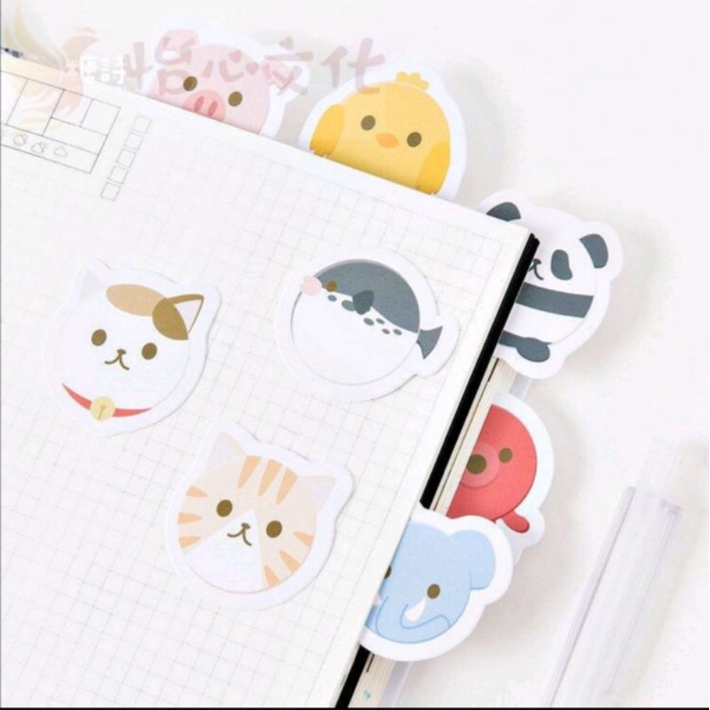 

45 Pcs Sticker Motif KartunHewan Lucu Untuk Dekorasi Diary/ Journal/ Scrappbook