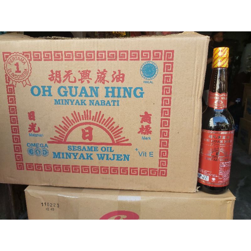 

MINYAK WIJEN OH GUAN HING 600 ML 1 Karton isi 24 botol