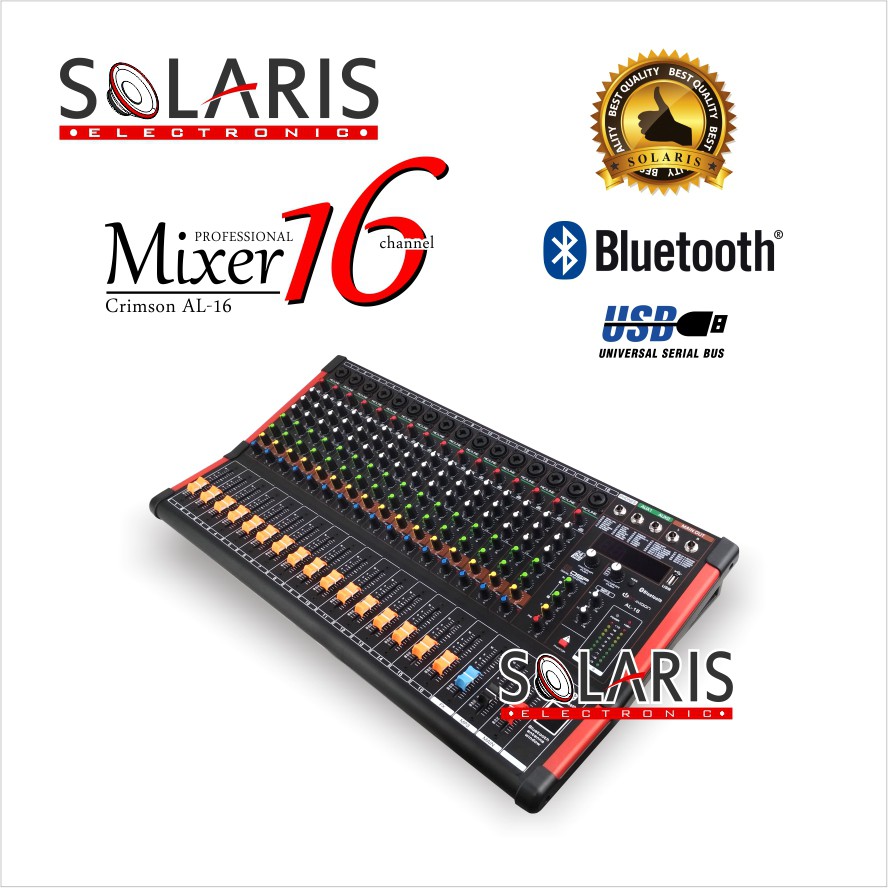 MIXER 16 Channel CRIMSON AL-16 ORIGINAL