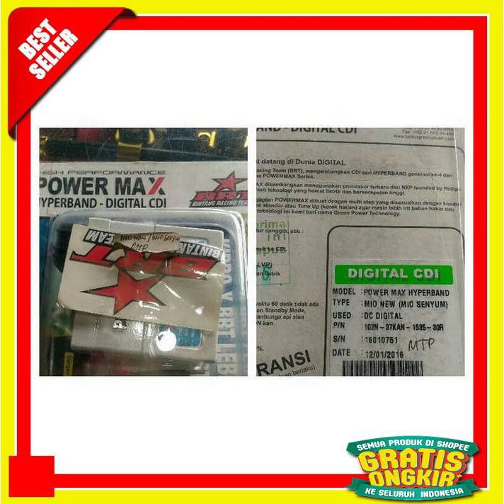 TERLARIS CDI BRT MIO NEW/MIO SENYUM POWER MAX HYPERBAND