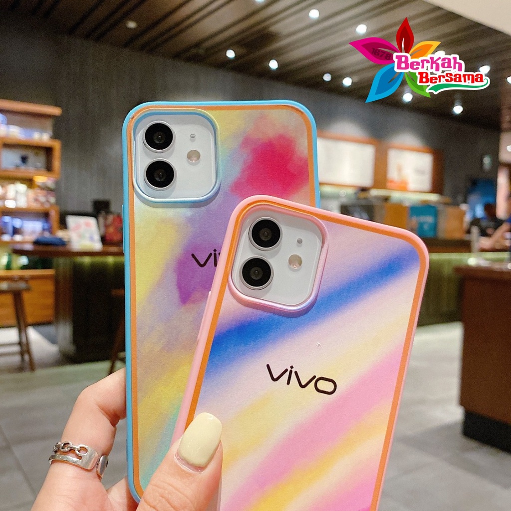 SS044 SOFTCASE RAINBOW VIVO Y12 Y15 Y17 Y20 Y20S Y12S Y30 Y50 Y30I Y51 Y91 Y93 Y95 Y91C Y1S V5 Y67 Y66 BB5660