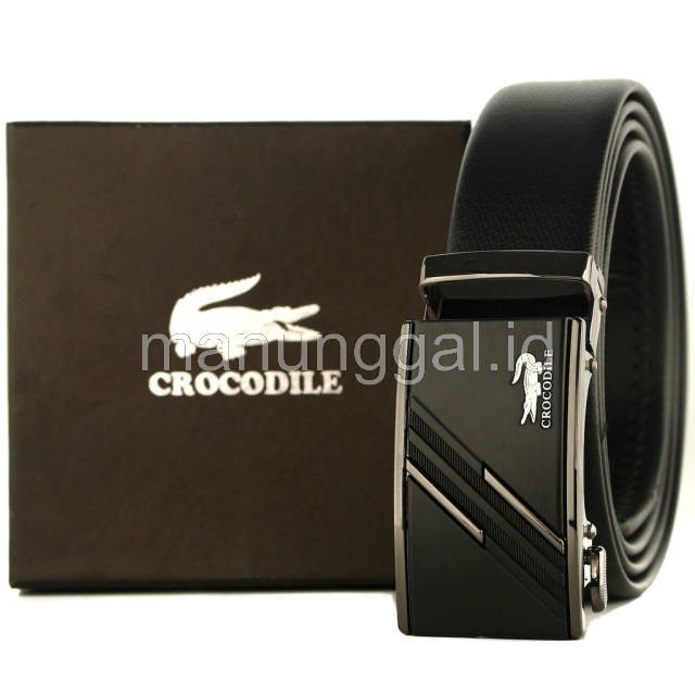 Ikat Pinggang Pria Gesper Pria Ikat Pinggang Pria Bahan Kulit Casual Model Rel Big Size | CROC CR75 