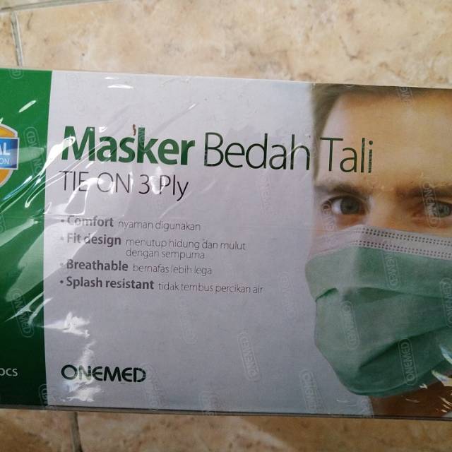 Masker bedah tali onemed isi 50
