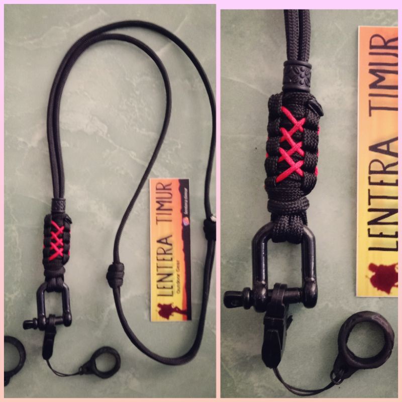 Lanyard paracord untuk  id card name tag