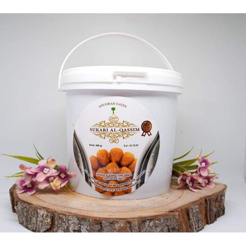 

(Fresh) Kurma Sukari 850gr fresh / kurma Sukari kemasan timba / kurma Sukari kemasan ember
