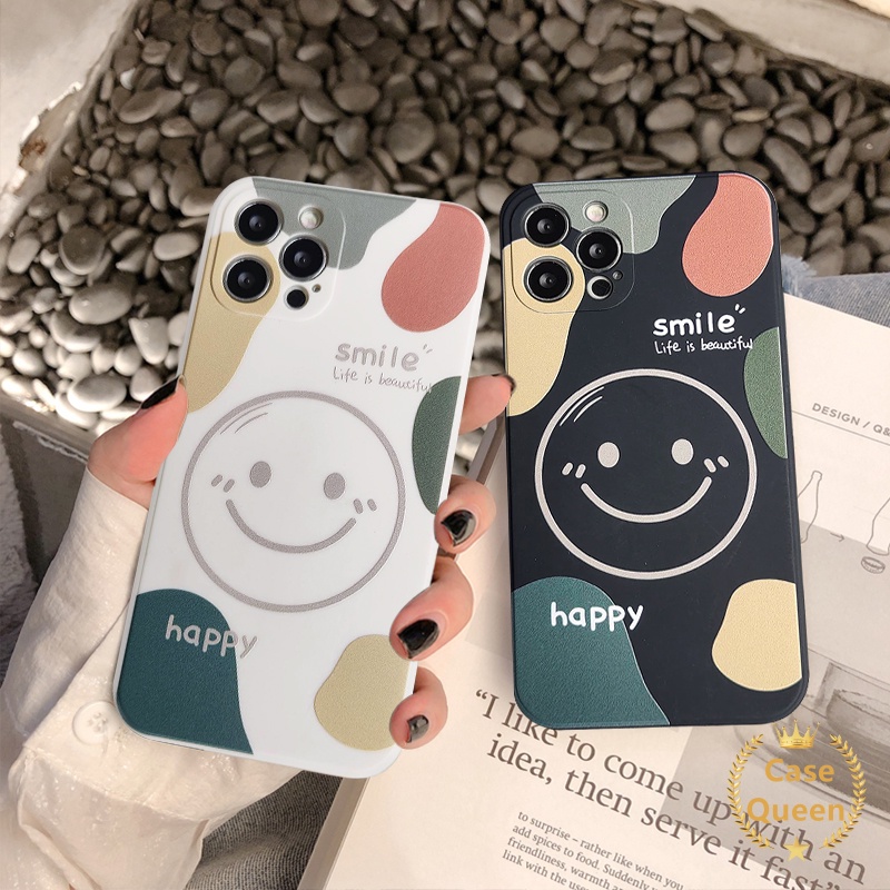 Casing Soft Case Tpu Motif Smile Untuk Xiaomi Poco M3 Poco X3 Pro Nfc Redmi Note10S 8 9 10 Pro Max Plus Redmi 10A 9A 10 9T 9 9 9C