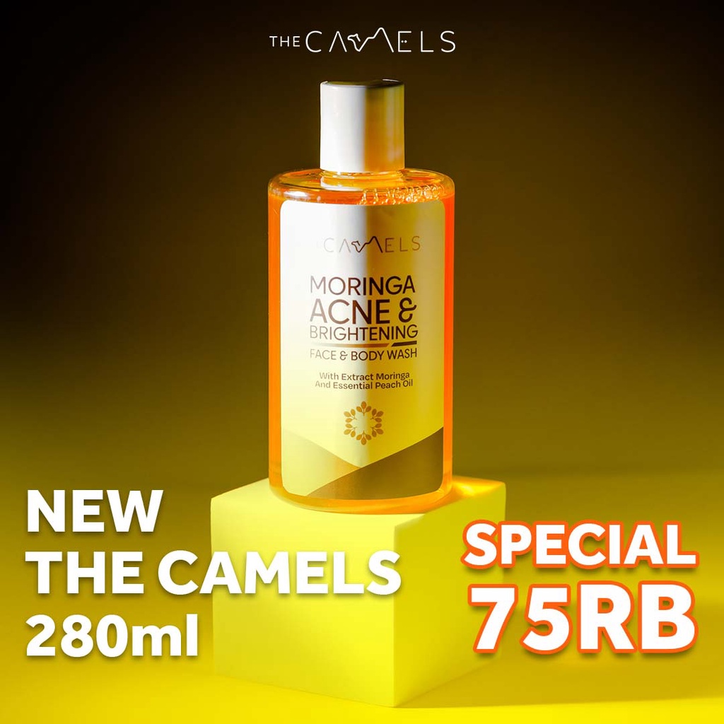 THE CAMELS MORINGA ACNE & BRIGHTENING | SABUN GLOWING 280 ML