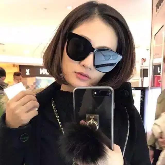 kacamata fashion hitam gm wanita dan pria scarlet