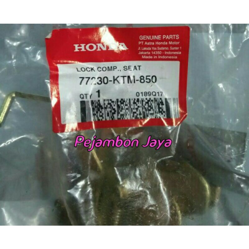 77230KTM850 LOCK COMP SEAT