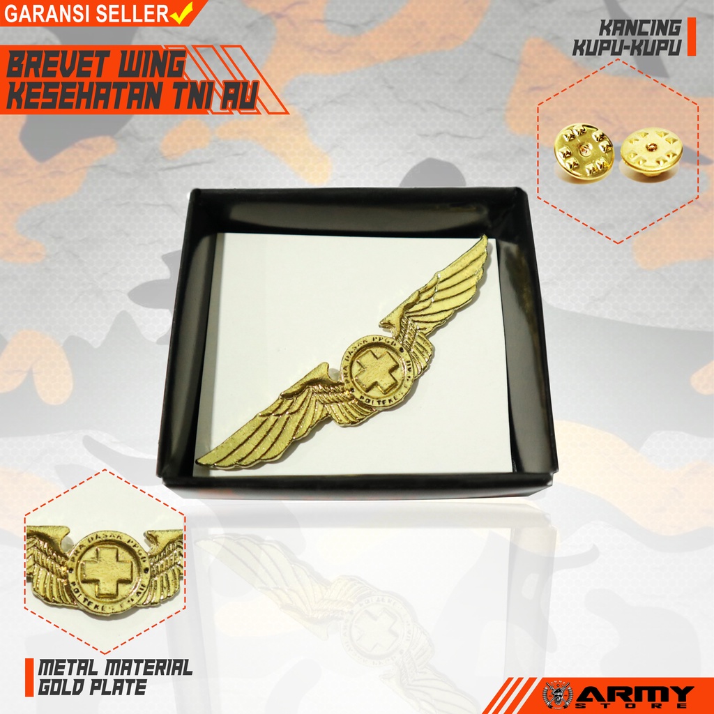 wing emblem brevet KESEHATAN TNI AU