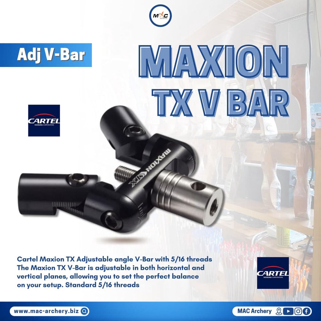 Jual Cartel Maxion TX VBar stabilizer panahan for