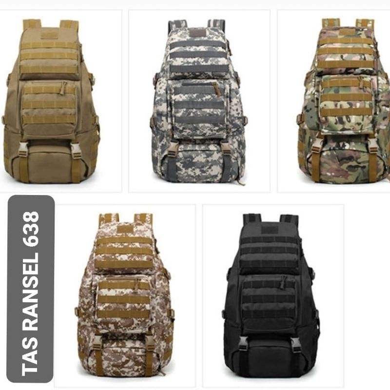 TAS RANSEL.TACTICAL 638 CAMO