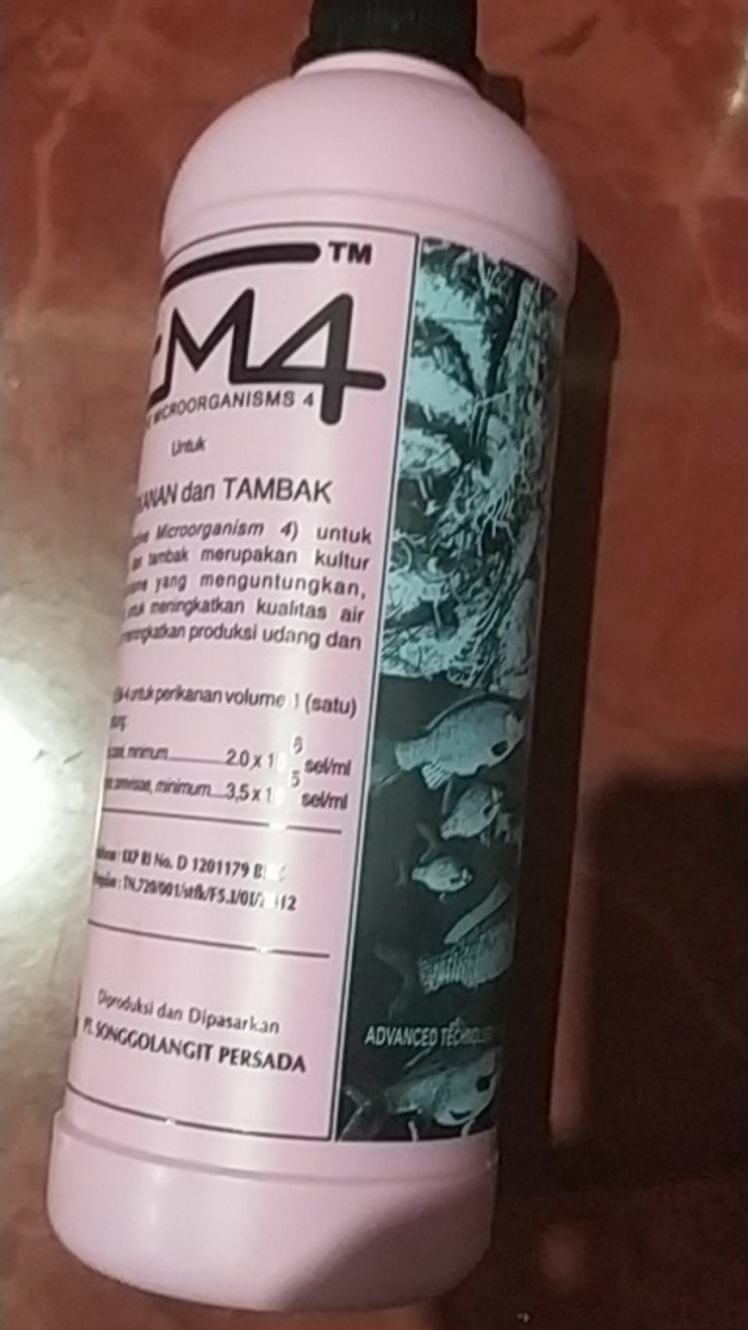 Em4 Perikanan, Tambak 1liter