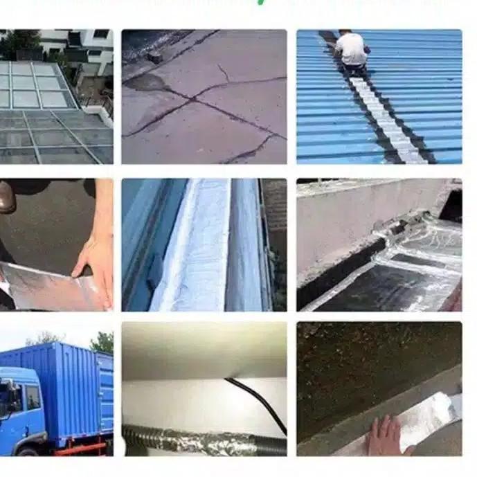 

(TERBARU) lakban aluminuim foil tahan air bocor//lakban super kuat