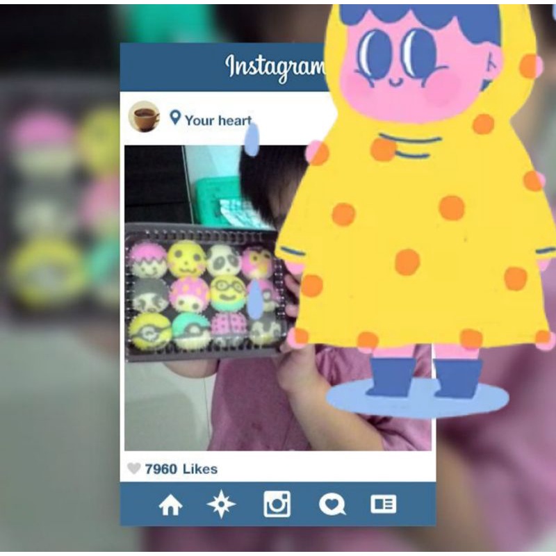 

bolu kukus karakter lucu