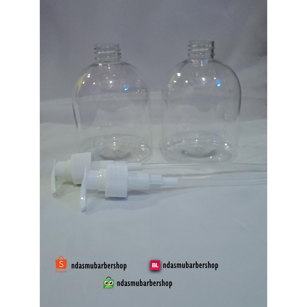 botol shampo 200 ml, alat cukur, alat barbershop, botol shampo