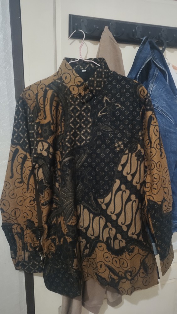 Kemeja Batik Prabu Bahan Dobby Reguler Fit A599