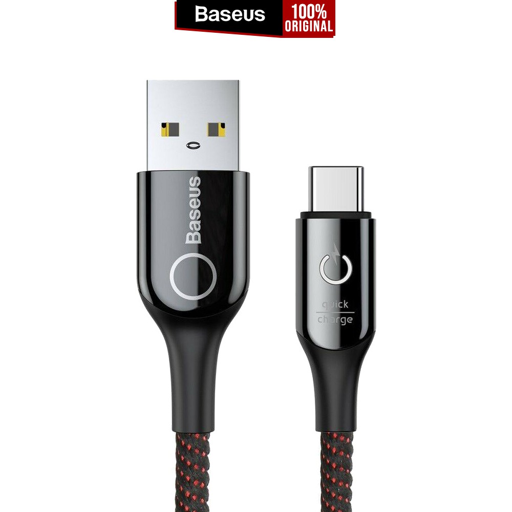 

Kabel Type C USB C Cable Auto Disconnect Baseus C-Shaped 3A - 1M
