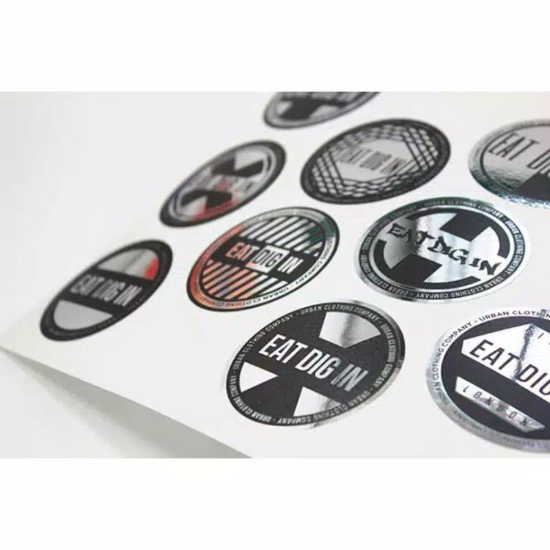 

CETAK STICKER VINYL METALLIC SILVER 280pcs
