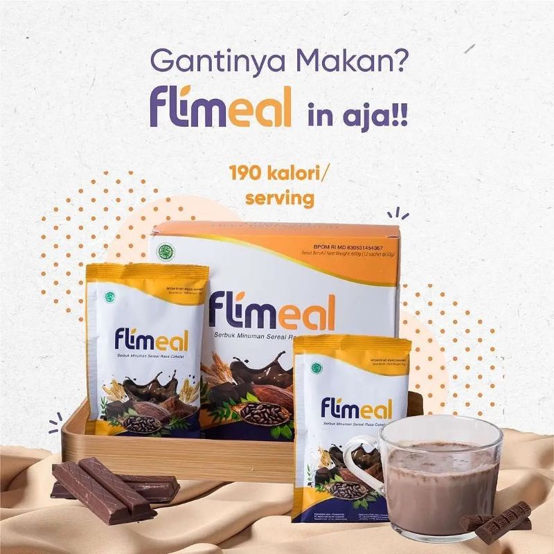 

flimeal sereal penganti makanan sachetan