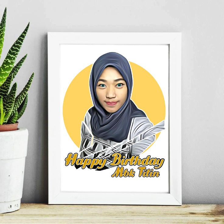

Karikatur CETAK + SOFT FILE + FIGURA 25cmx30cm