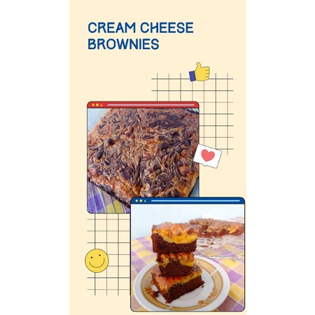 

CreamChesse Brownies